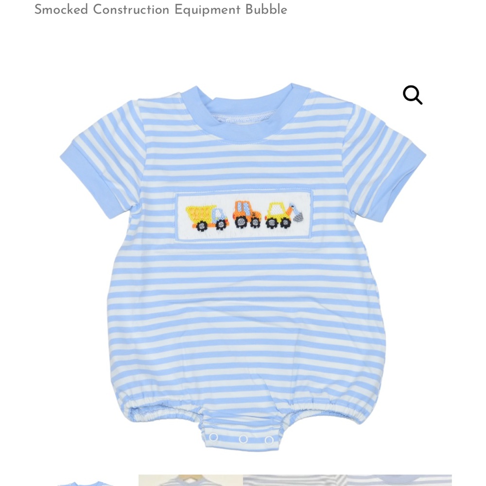 Boy Smocked Bubble